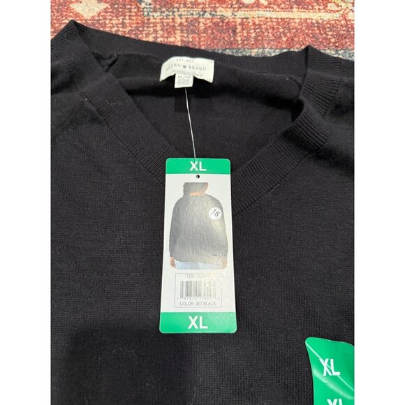Lucky Brand Womens XL Black V-Neck Pullover Sweater - Picture 3 of 3